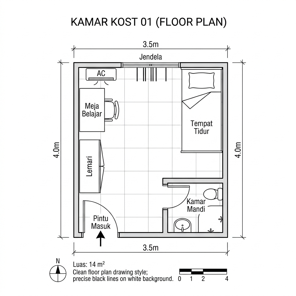 Denah Kamar